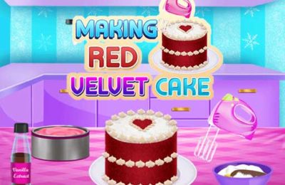 Making Red Velvet Cake