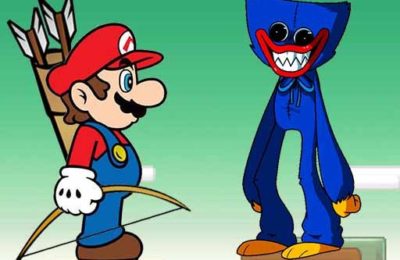 Mario vs Huggy Wuggy