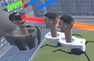 Merge Toilet Skib Fight