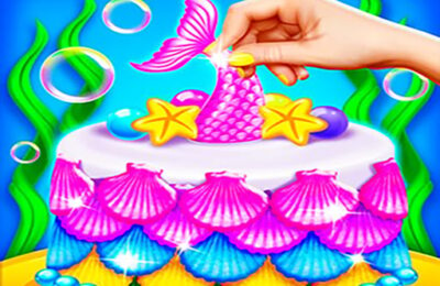 Mermaid Glitter Cake Maker