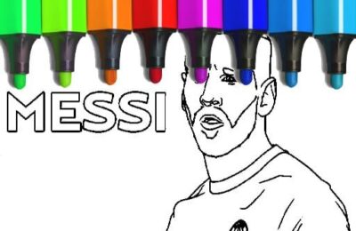 Messi Coloring Pages