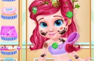 Messy Little Mermaid Makeover-Game