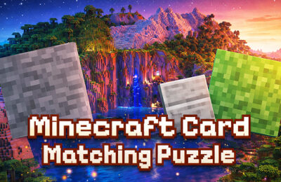 Minecraft Card Matching Puzzle