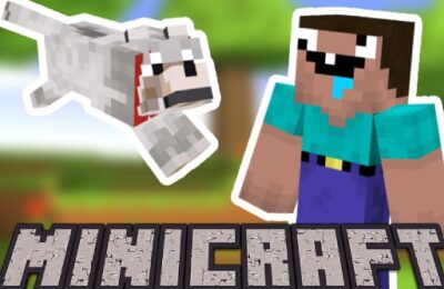 Minicraft: Steve And Wolf Adventure