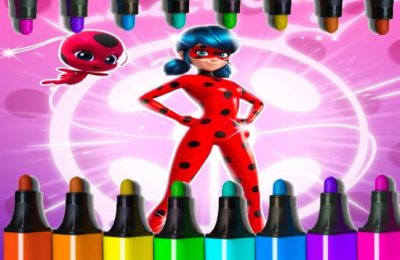 Miraculous Ladybug Coloring Game