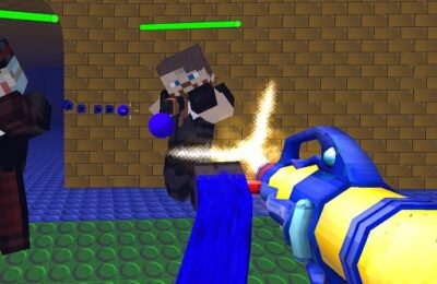 Modern blocky paintball Survival