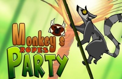 Monkeys ropes party