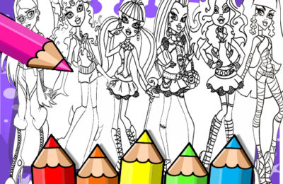 Monster High Coloring Book