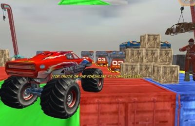 Monster Truck Driving Stunt Game Sim