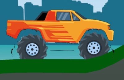 Monster Truck Hill Driving 2D