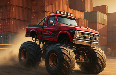 Monster Truck Racing Game