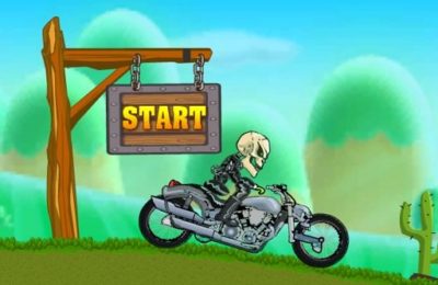 Motor Bike Hill Racing 2D