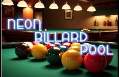 Neon Billard Pool