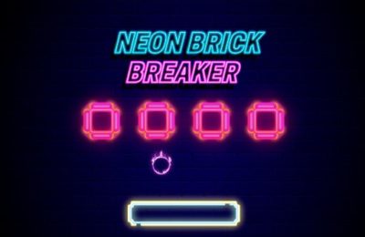 Neon Brick Breaker