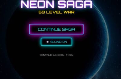 Neon Saga Tic Tac Toe: 69 Level War