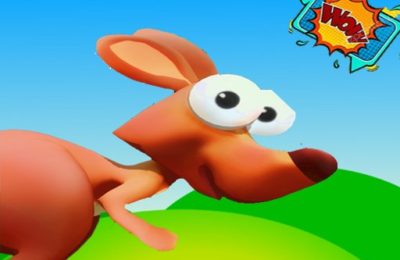 New game kangaroo jumping and running