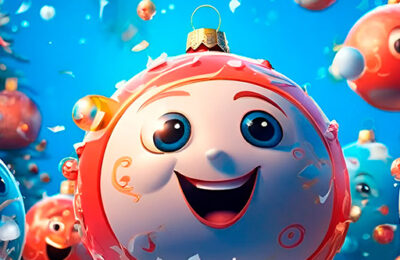 New Years Balls 2048 in 3D