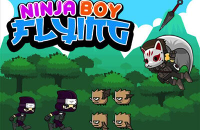 Ninja Boy Flying