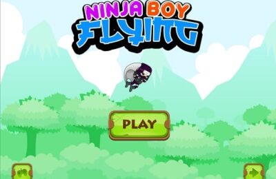 Ninja flying boy