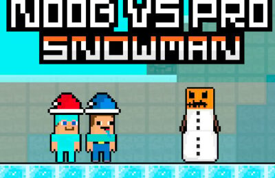 Noob vs Pro Snowman