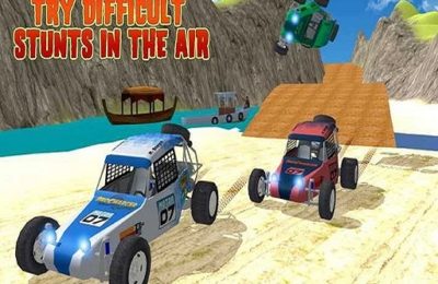 Offroad Kart Beach Stunt : Buggy Car Drive Game