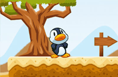 Penguin Run Adventure Game