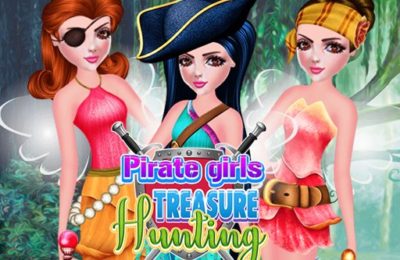 Pirate Girls Treasure Hunting