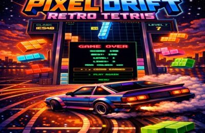PIXEL DRIFT RETRO TETRIS
