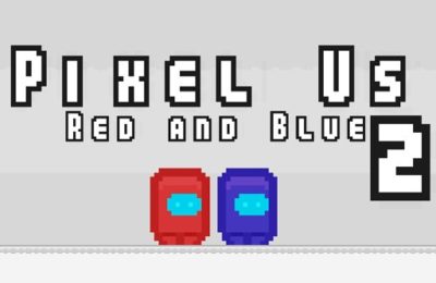 Pixel Us Red and Blue 2