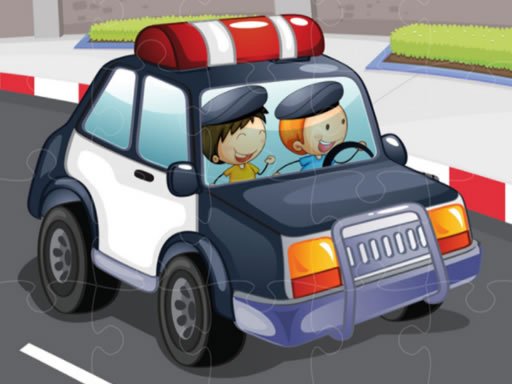 Police Cars Jigsaw Game