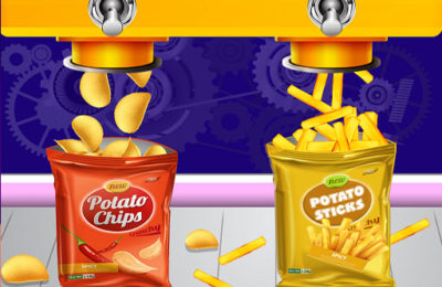 Potato Chips Factory Games For Kids