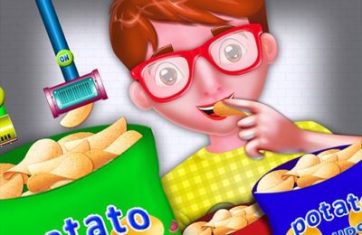 Potato Chips Food Factory Game