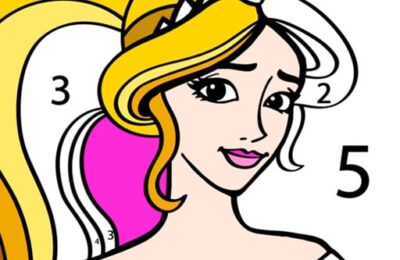 Princess Coloring By Number