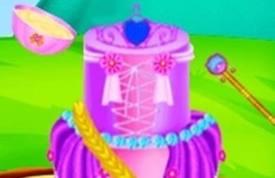 Princess Dress Cake – Fondant Cakes