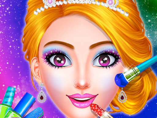 Princess Dress up & Makeover – Color by Number