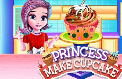 PRINCESS MAKE CUP CAKE