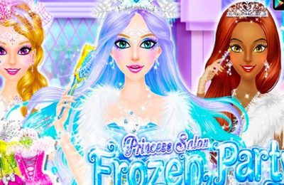 Princess Salon: Frozen Party Princess