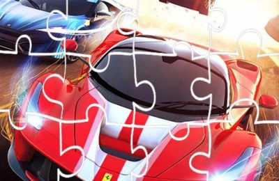 Racing Crash Jigsaw