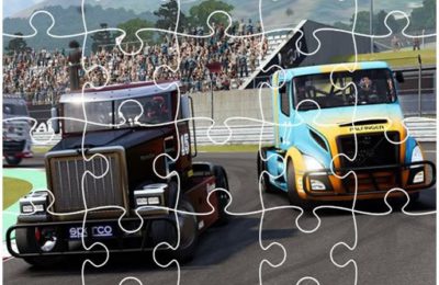 Racing Trucks Jigsaw