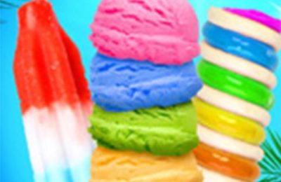 Rainbow Ice Cream And Popsicles – Icy Dessert Make