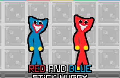 Red and Blue Stick Huggy