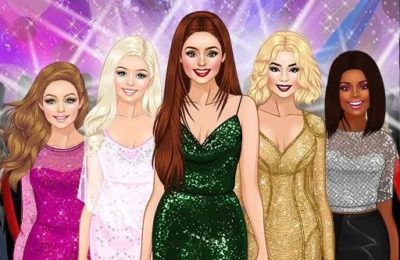 Red Carpet Dress Up Game for Girl