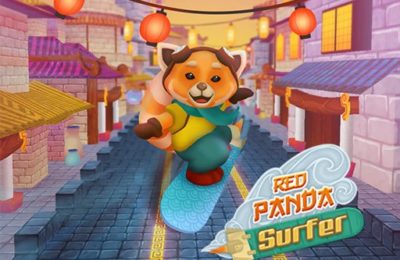 Red Panda Surfer