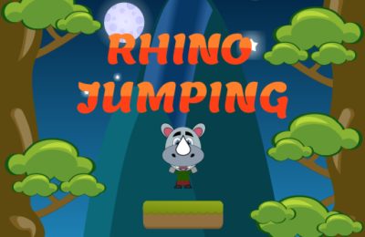 Rhino Jumping