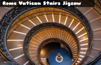 Rome Vatican Stairs Jigsaw