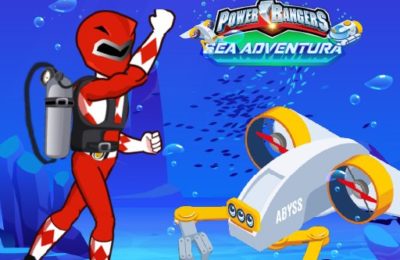 Save Power Rangers From Ocean Zombies – Pin Pull