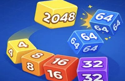 Snake 2048: Cube Merge