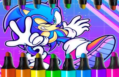 Sonic Coloring Game