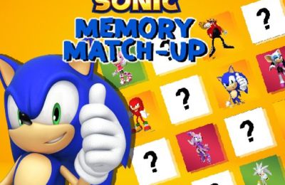 Sonic Memory Match Up