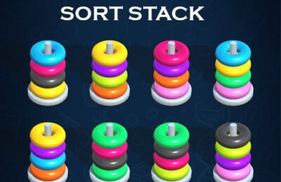 Sort Stack color Hoop Game